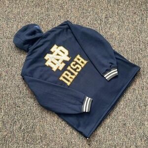 Franchise Club Notre Dame Fighting Irish Convertible‎ Jacket Navy Blue Mens XL